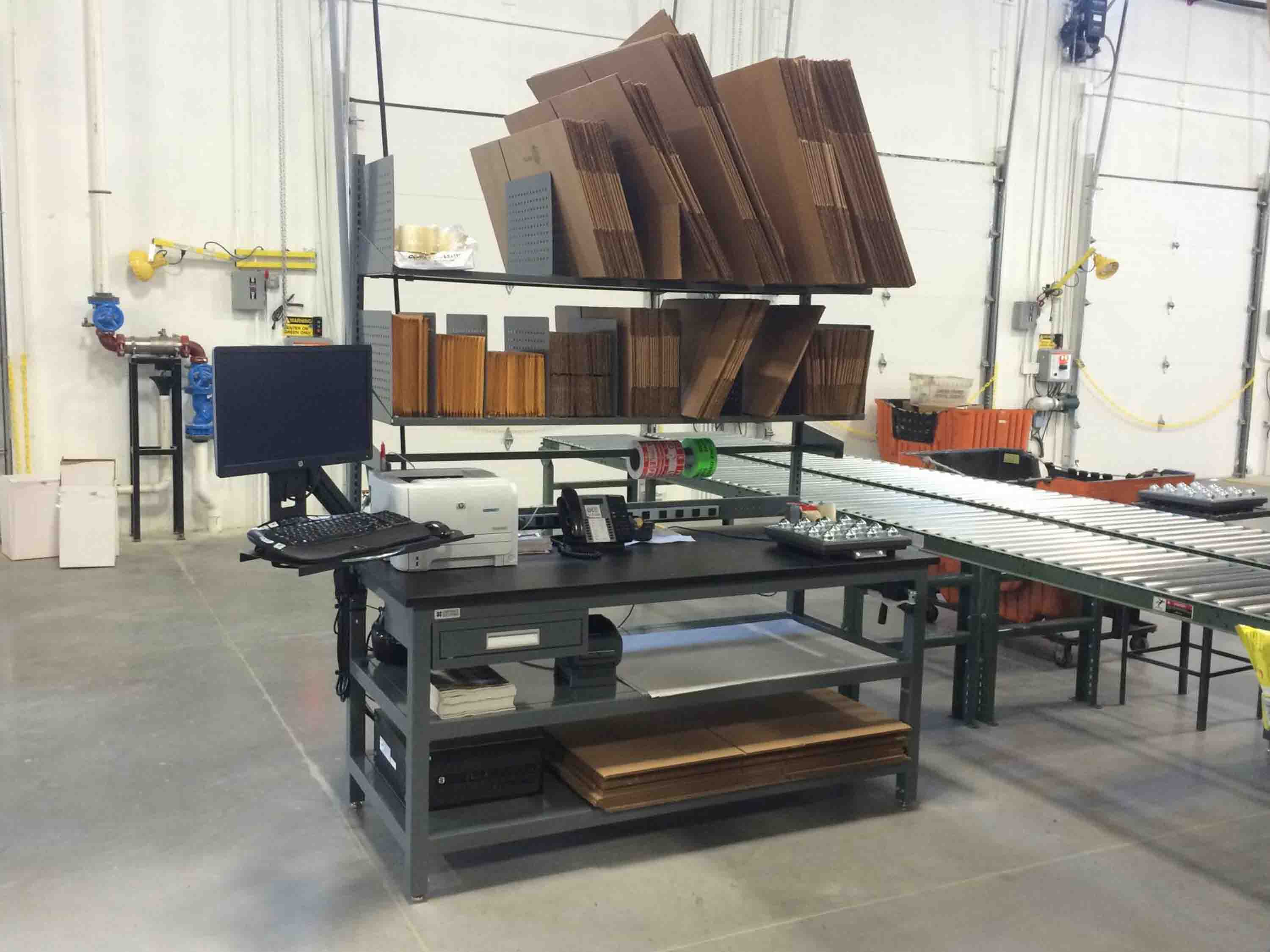 Warehouse Packing Stations Ships Quick OnePointe Solutions