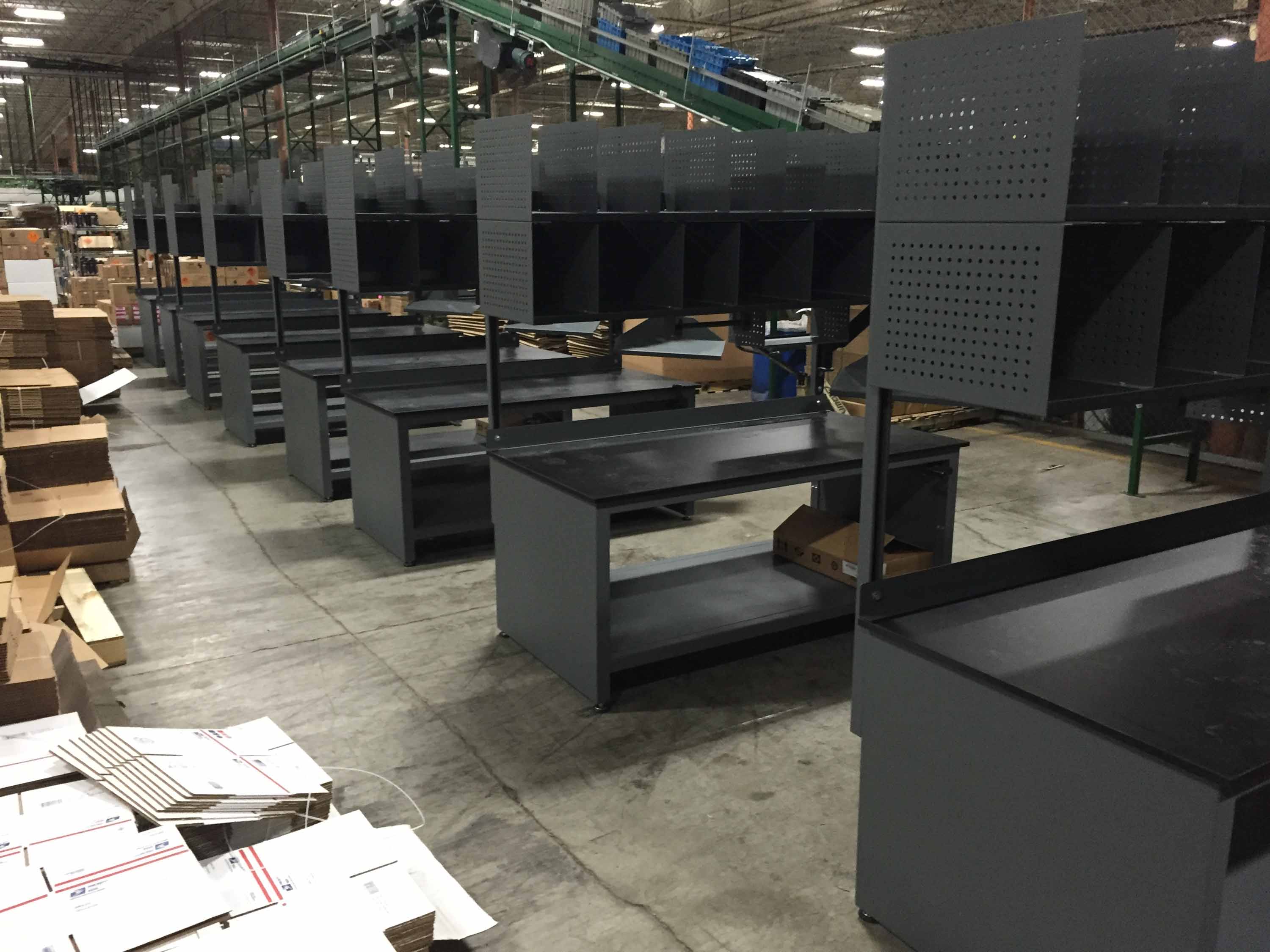 Warehouse Packing Stations Ships Quick OnePointe Solutions