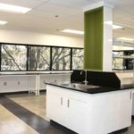 108 - Metal Casework, Lab Tables, Fixed Lab Islands, Modular Shelving, Stainless Steel, Sinks