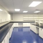 77 - Metal Casework, Fixed Lab Islands, Reagent Shelving, Modular Shelving