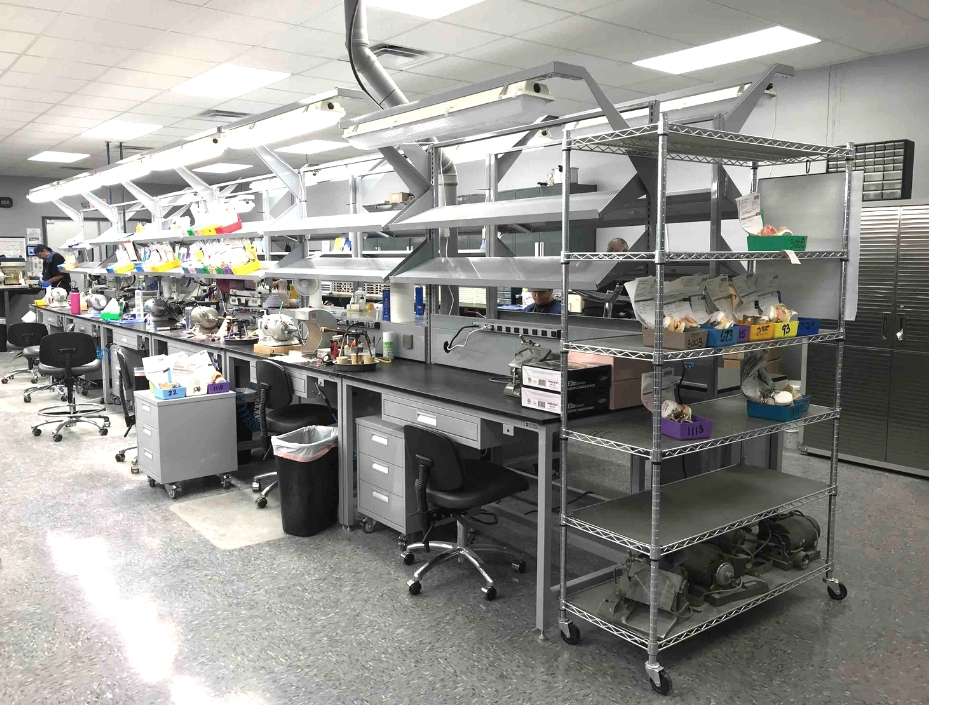 industrial lab workbench