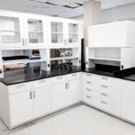154 - Metal Casework, Reagent Shelving, Sinks, Pegboards