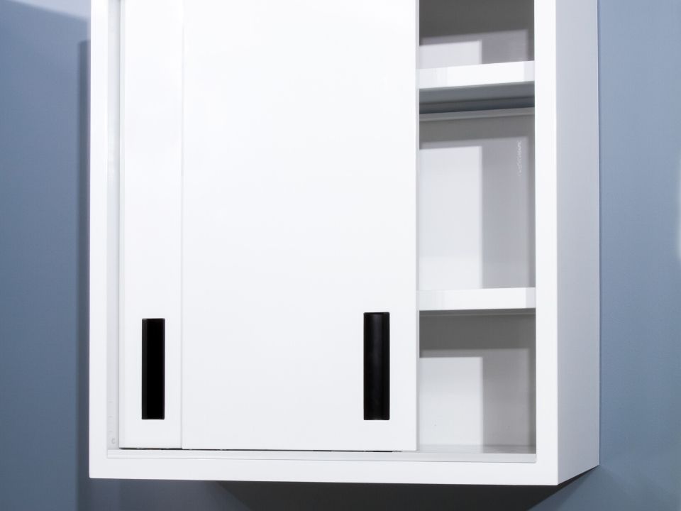 custom wall lab cabinets