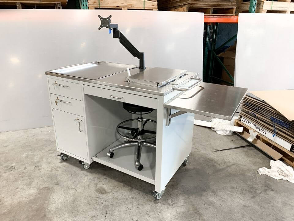 custom lab workbench