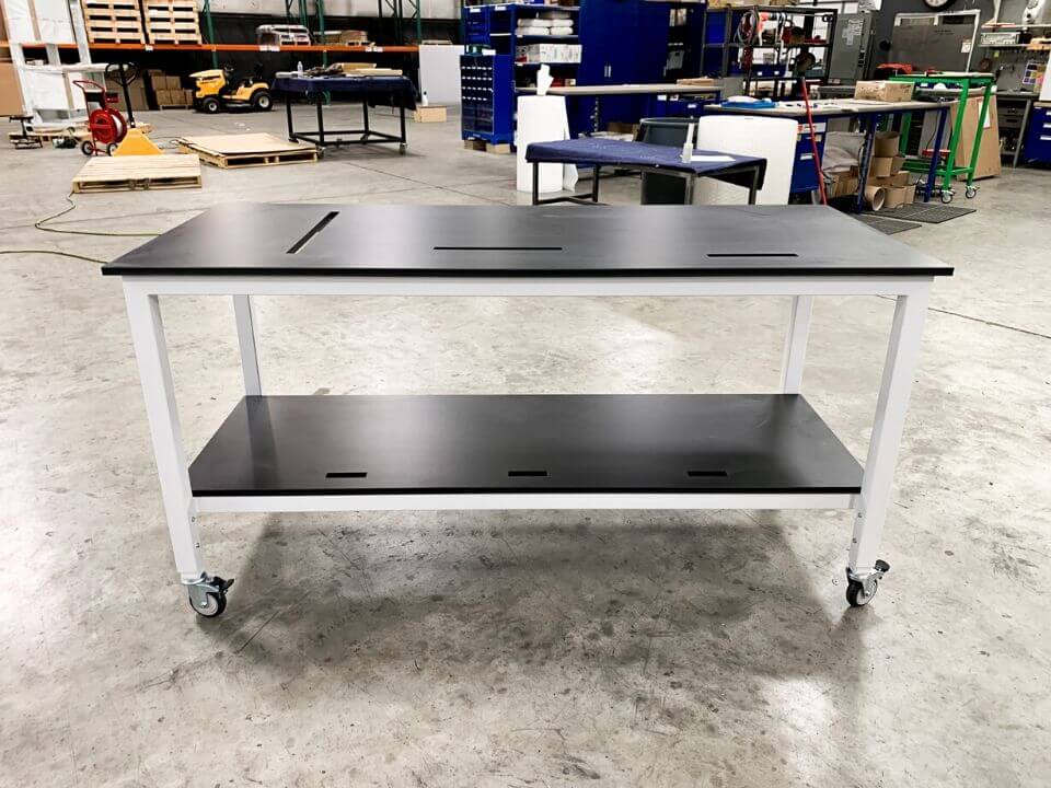 custom lab table