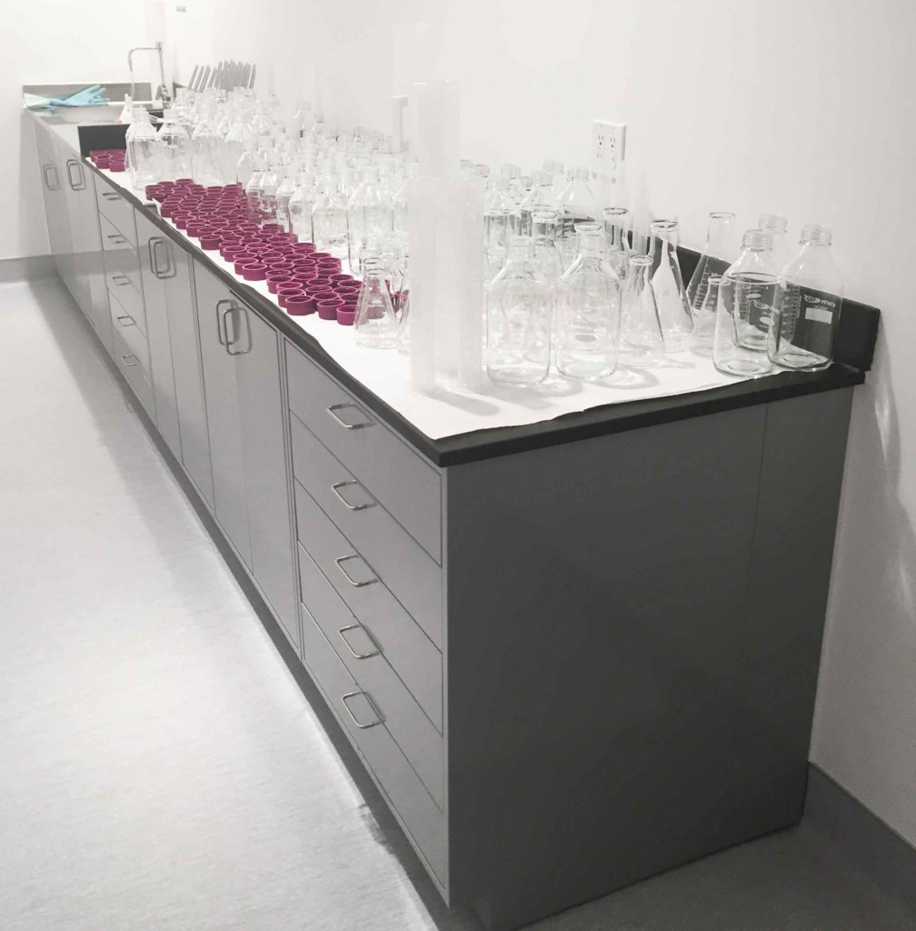 metal lab storage cabinets