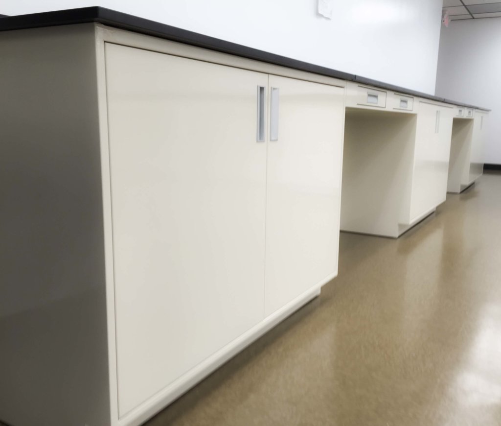 metal lab storage cabinets