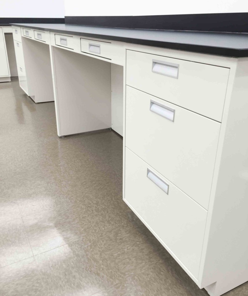 metal lab cabinets