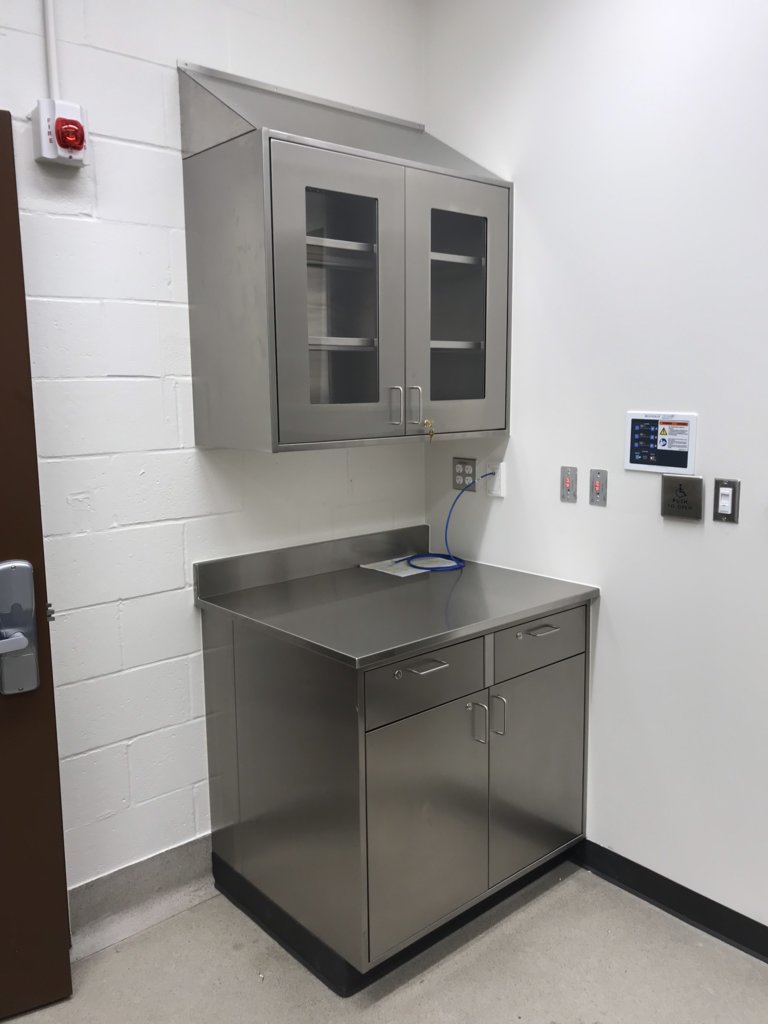 stainless steel wall cabinet