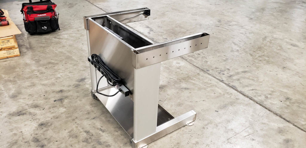 custom stainless steel workstation