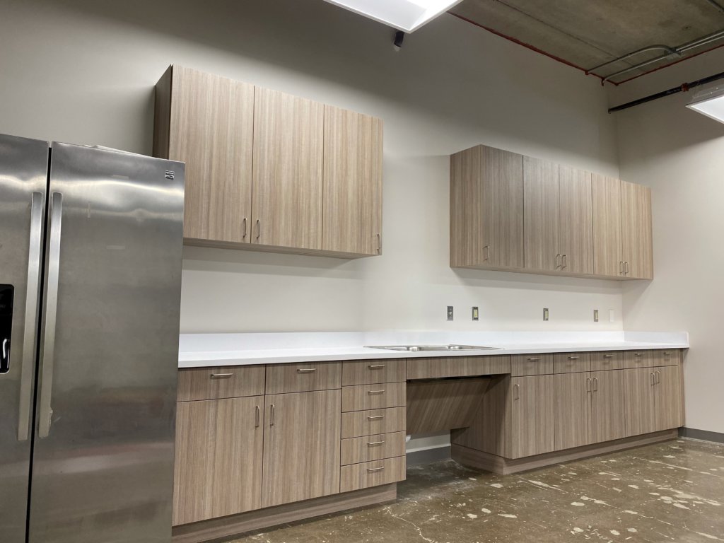 Plastic Laminate Cabinets | Breakroom Cabinets | OnePointe Solutions