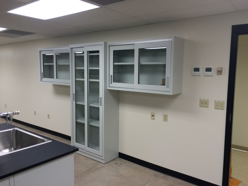 custom wall casework