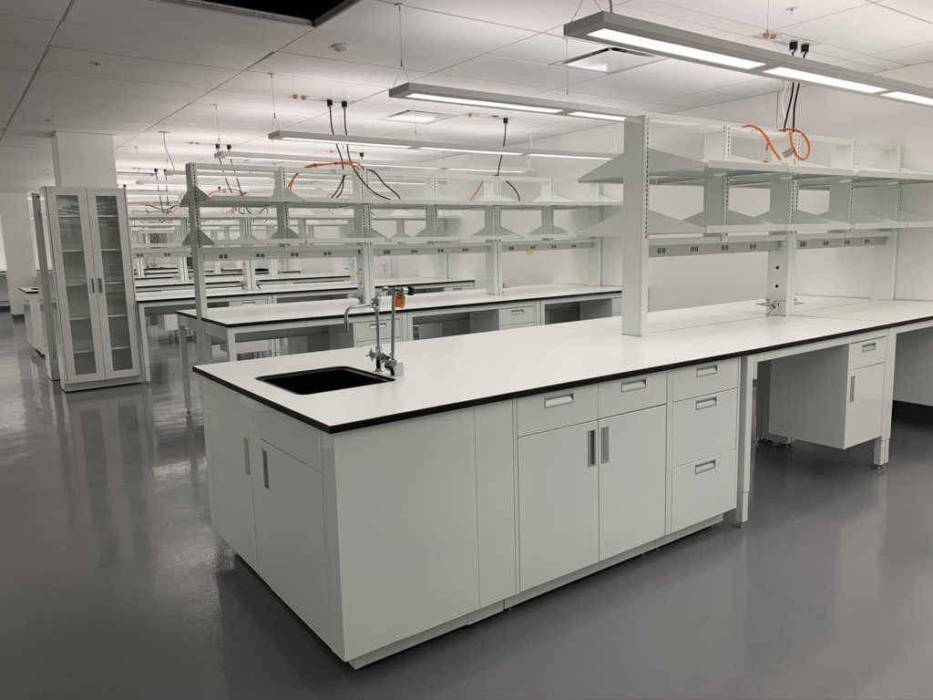 custom lab workbench