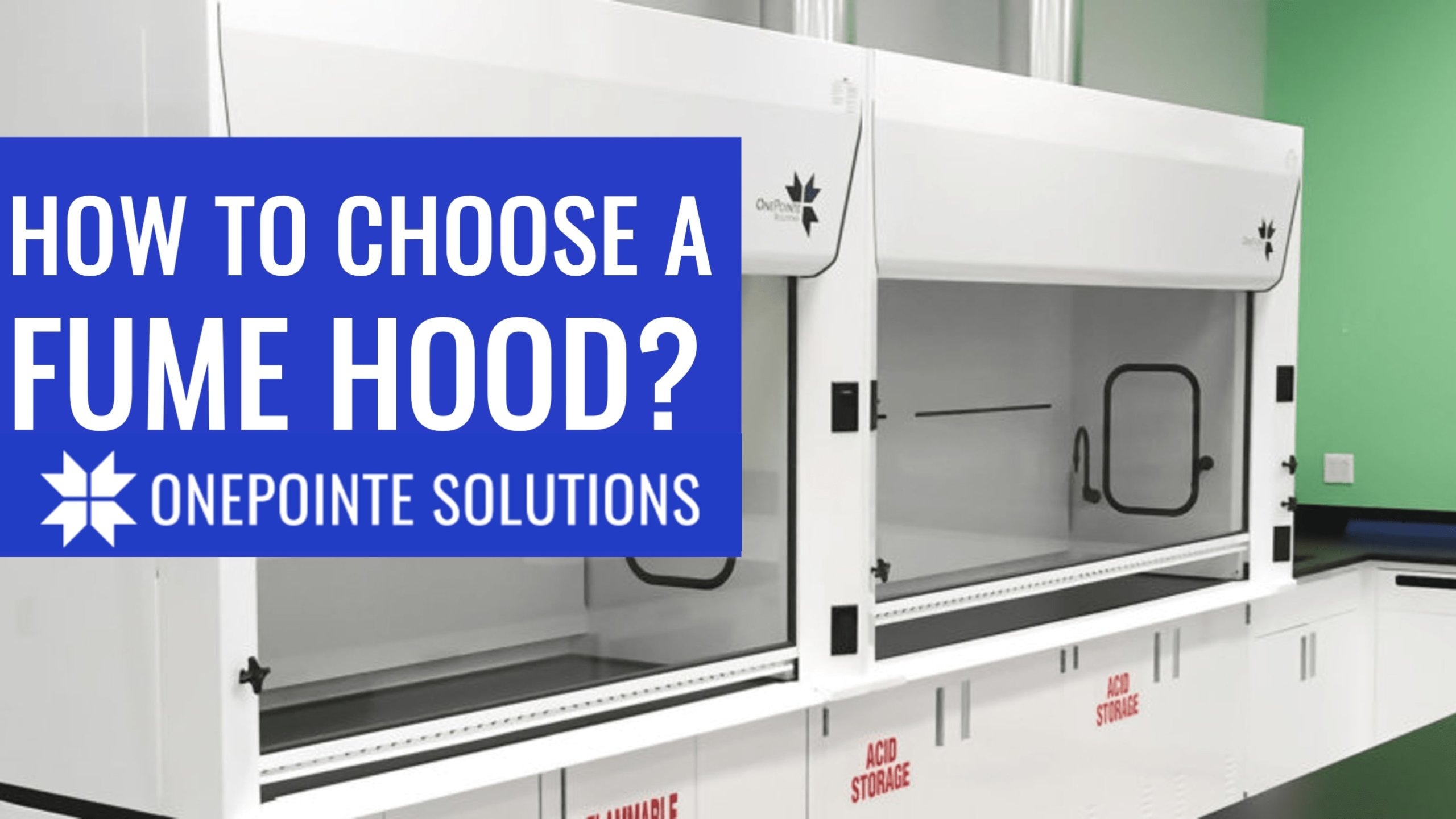 Lab Fume Hoods | OnePointe Solutions
