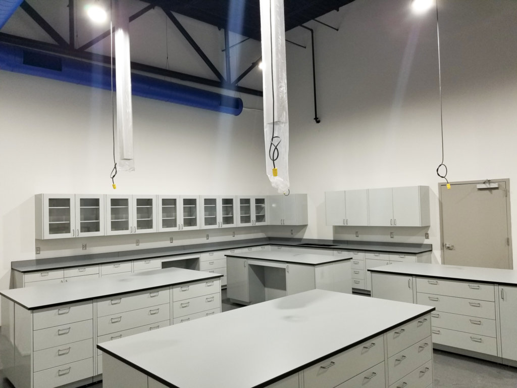 lab metal casework