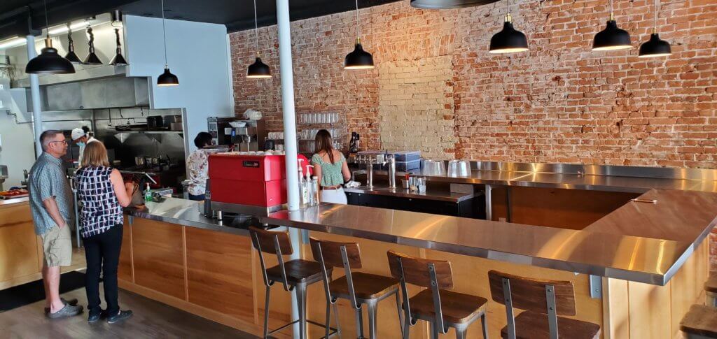 stainless steel countertop