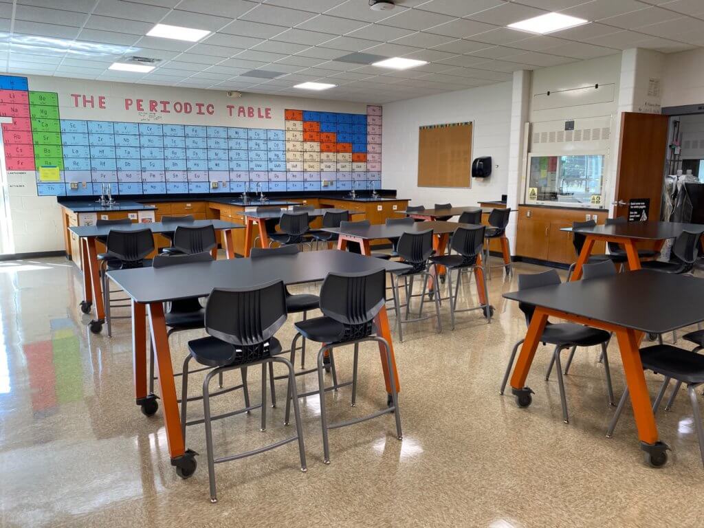 school lab tables