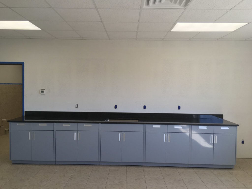 metal lab cabinets