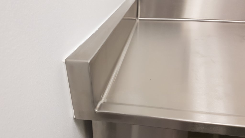 stainless steel countertop