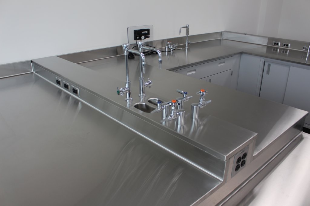 stainless steel table top