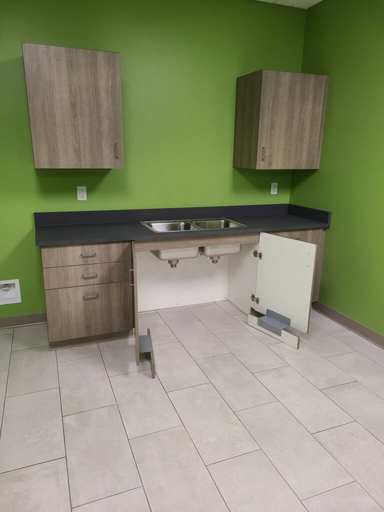 plastic laminate casework