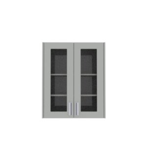 Acrylic Double Door Wall Cabinet