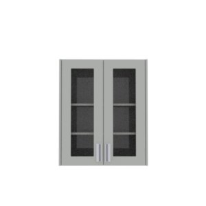 Glass Double Door Wall Cabinet