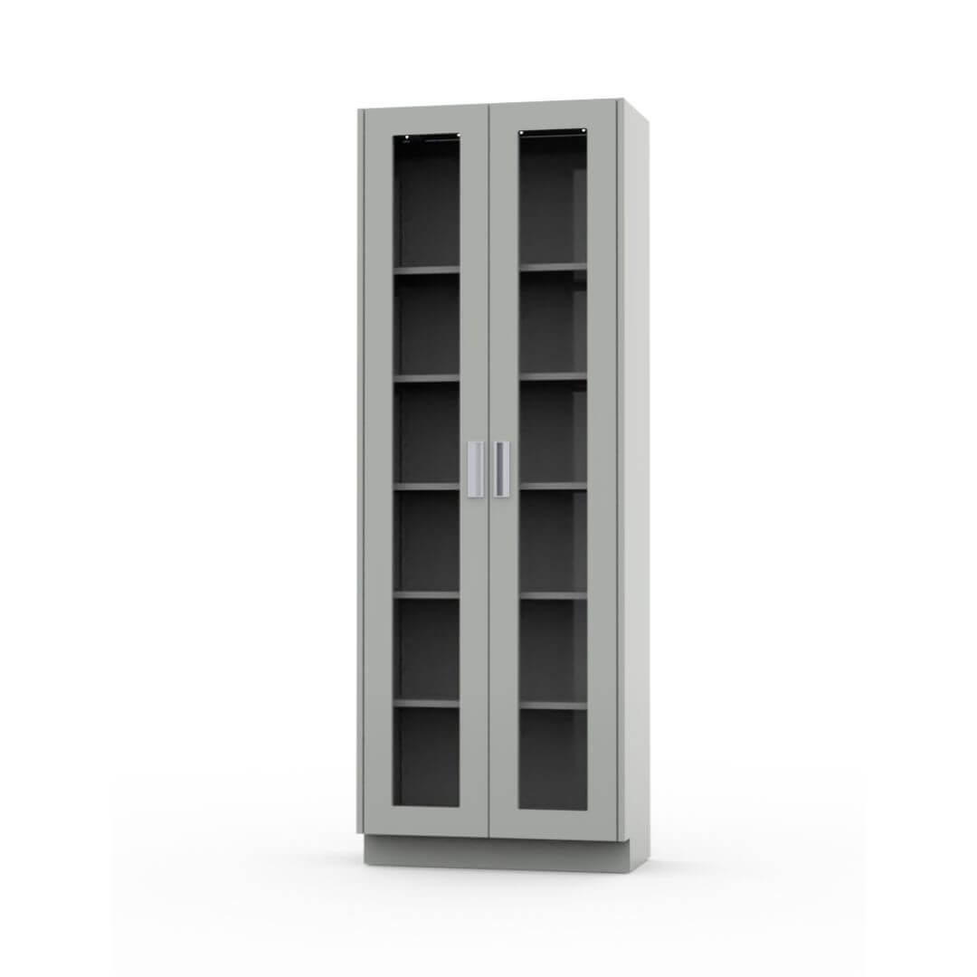 Tall Acrylic Double Door Cabinet