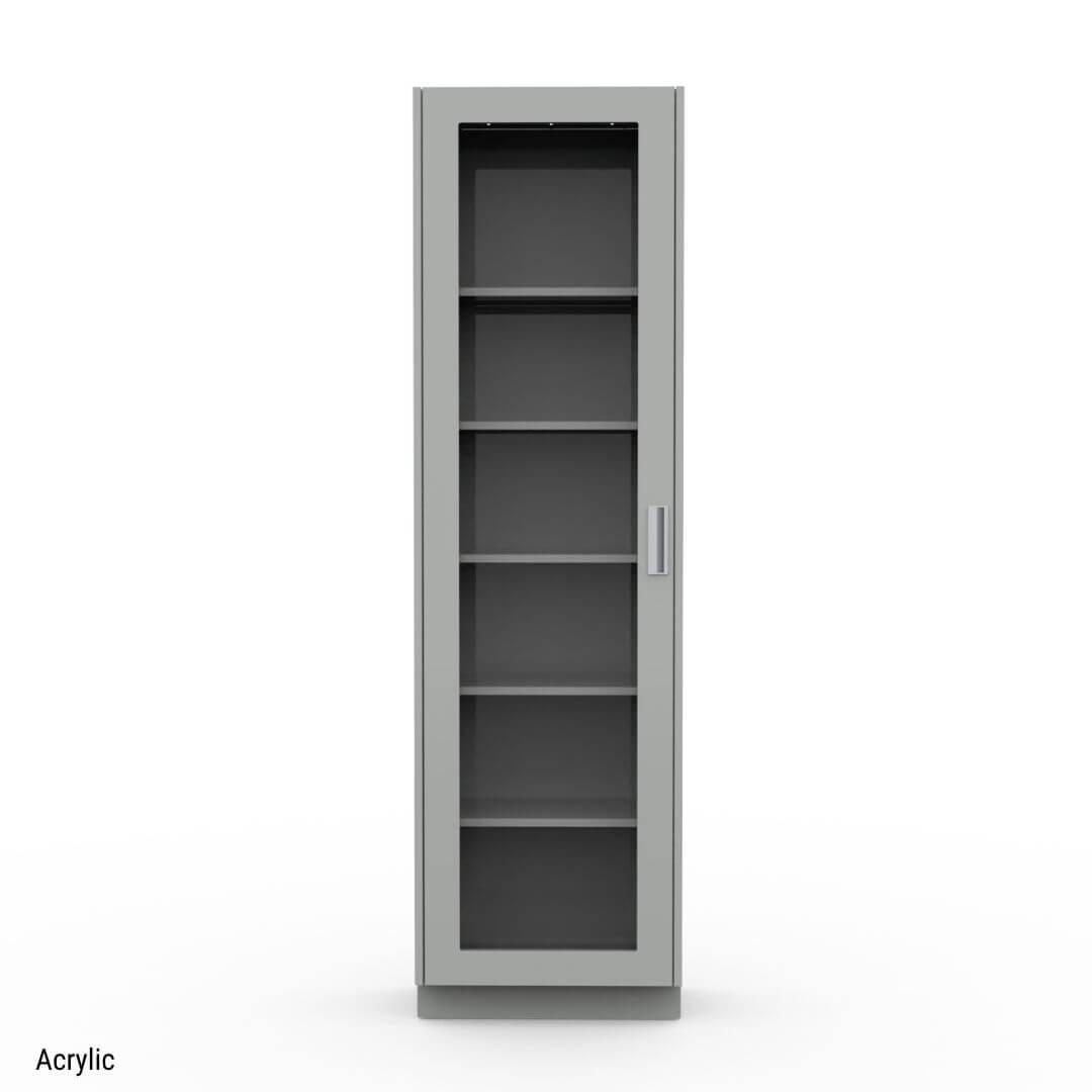 Tall Single Acrylic Door Cabinet