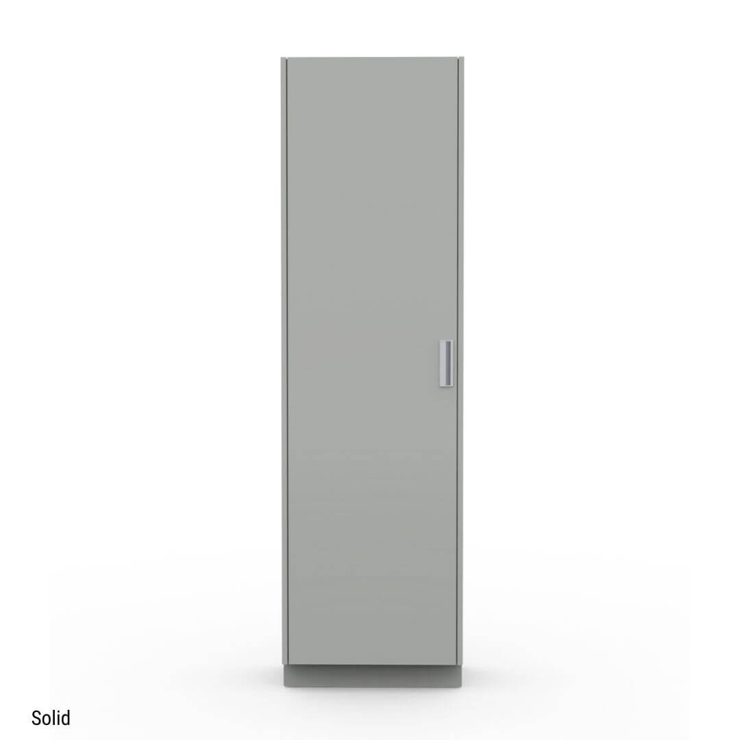 Tall Solid Single Door Cabinet