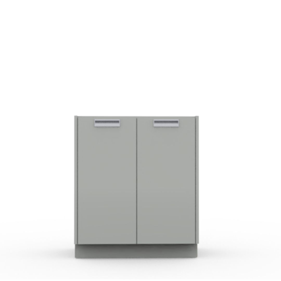 Double Door Waste Bin Cabinet