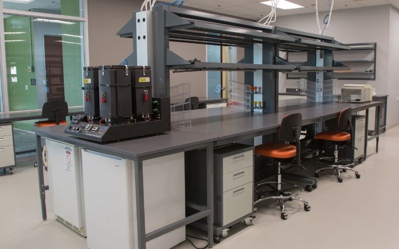 custom lab table
