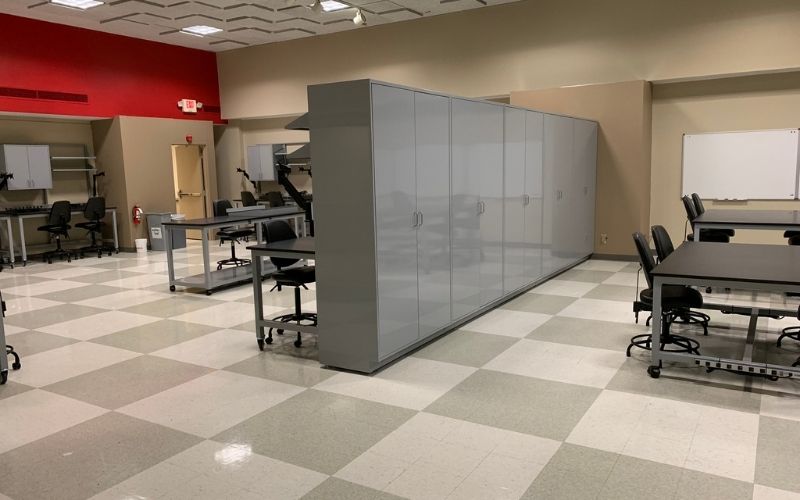 tall lab cabinets