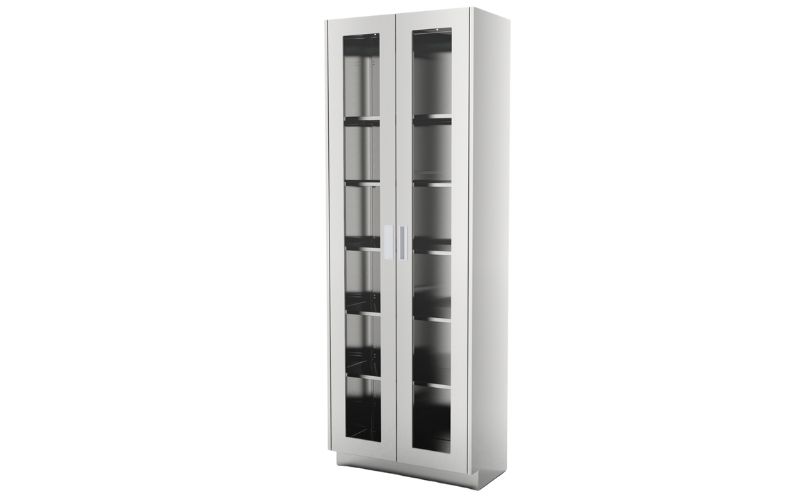stainless steel cleanroom storage cabinet