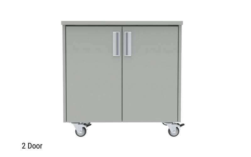 2 Door Mobile Cabinet