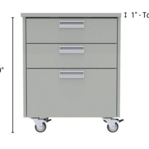 29 in mobile cabinet