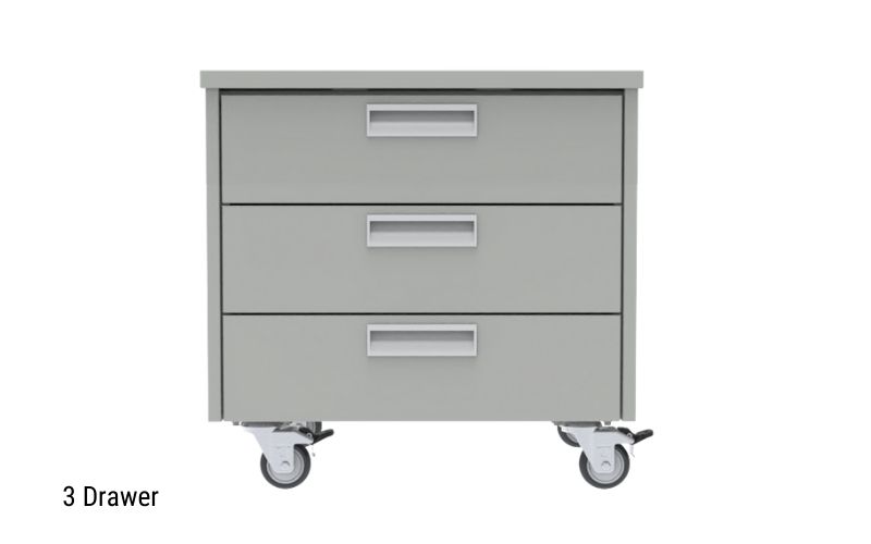 3 Drawer Mobile Cabinet (23 in)