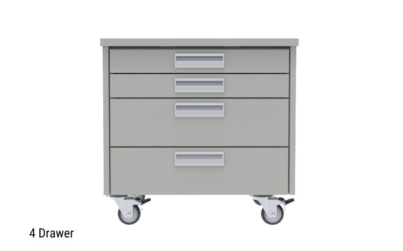 4 drawer mobile cabinet (23 in)
