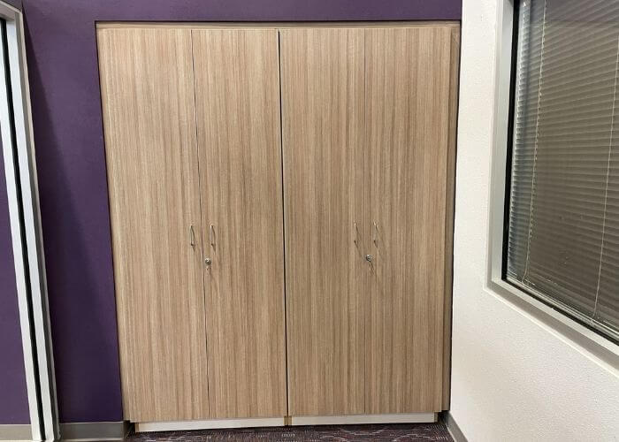 Elgin High School Tall Cabinets (Veranda Teak)