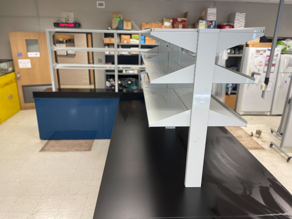 laboratory shelving