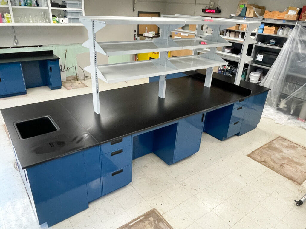 laboratory benches