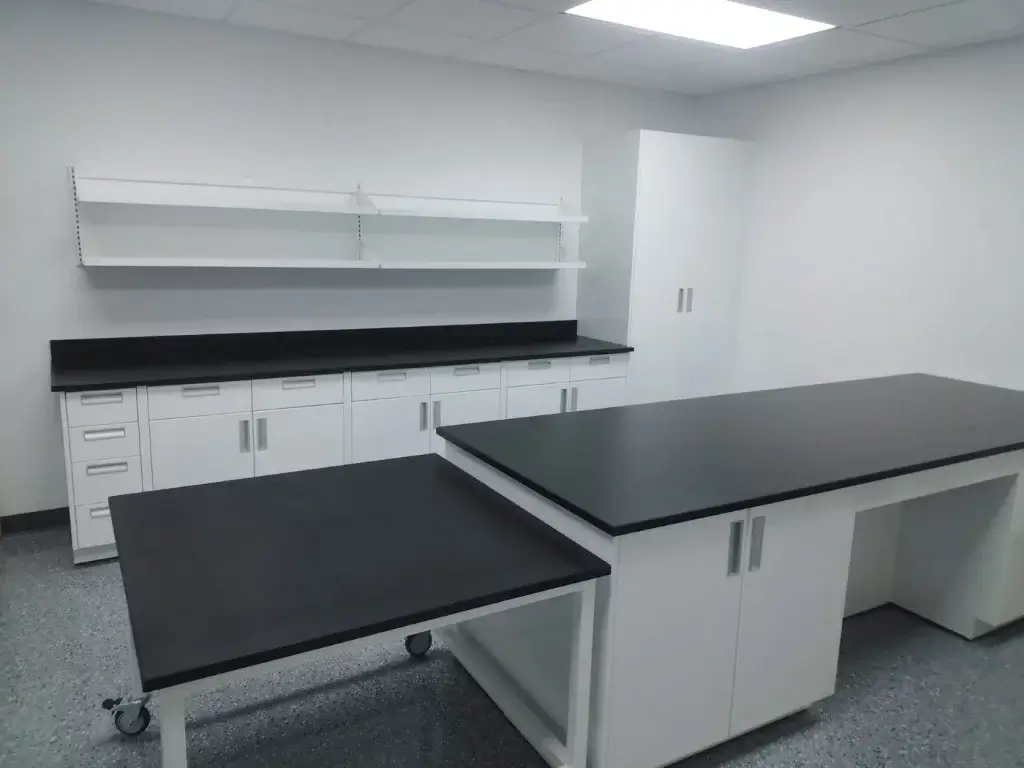 Metal Lab Casework with Epoxy Resin Lab Countertops - OnePointe Solutions