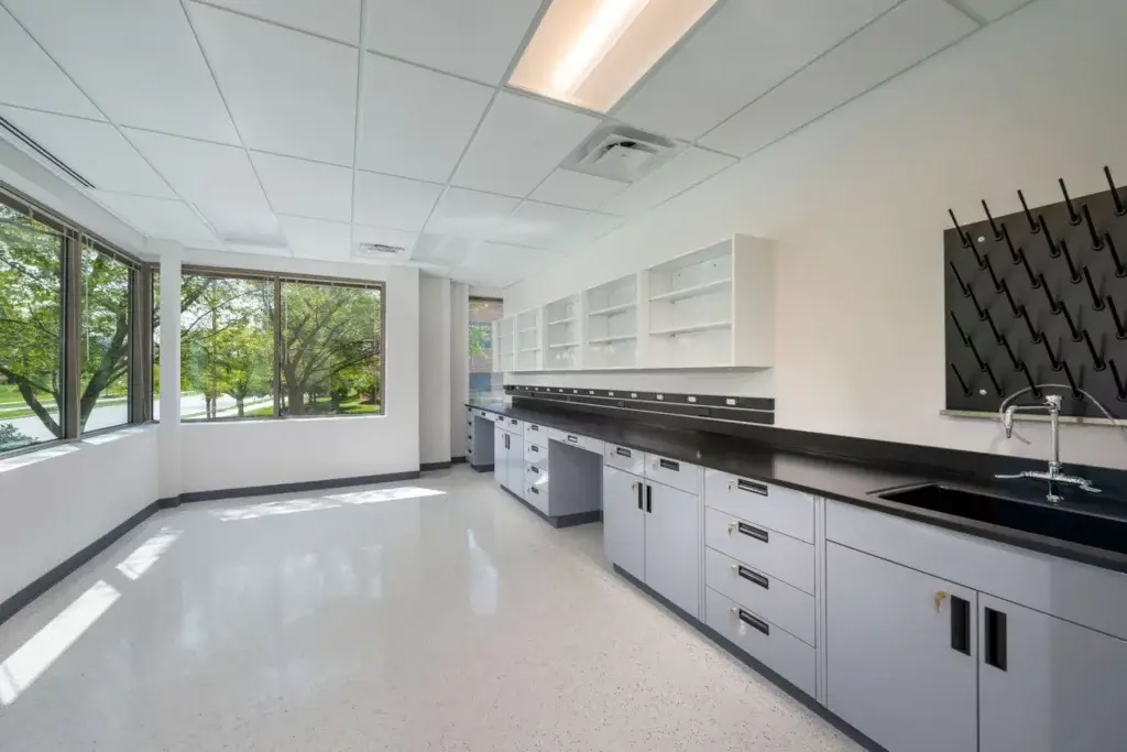 Light Grey Lab cabinets