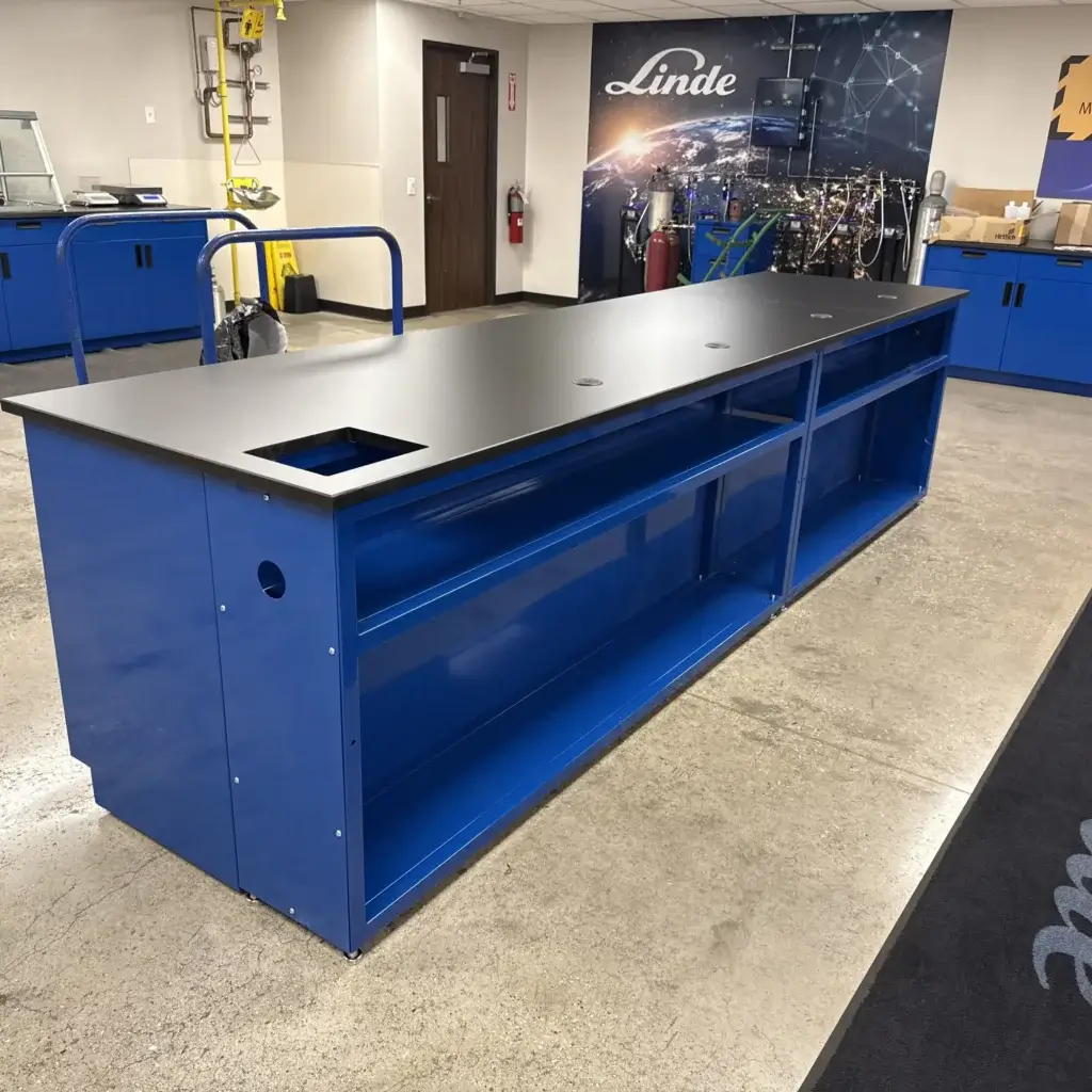 Custom Metal Lab Station | Chemical Lab | OnePointe Solutions