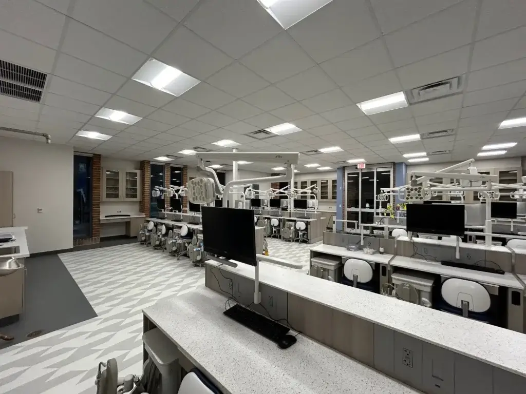 Dental School Laboratory | Phenolic Resin Casework | OnePointe Solutions