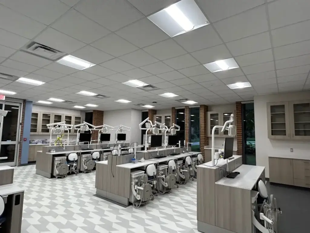 Dental School Laboratory Furniture | Phenolic Resin Casework | OnePointe Solutions