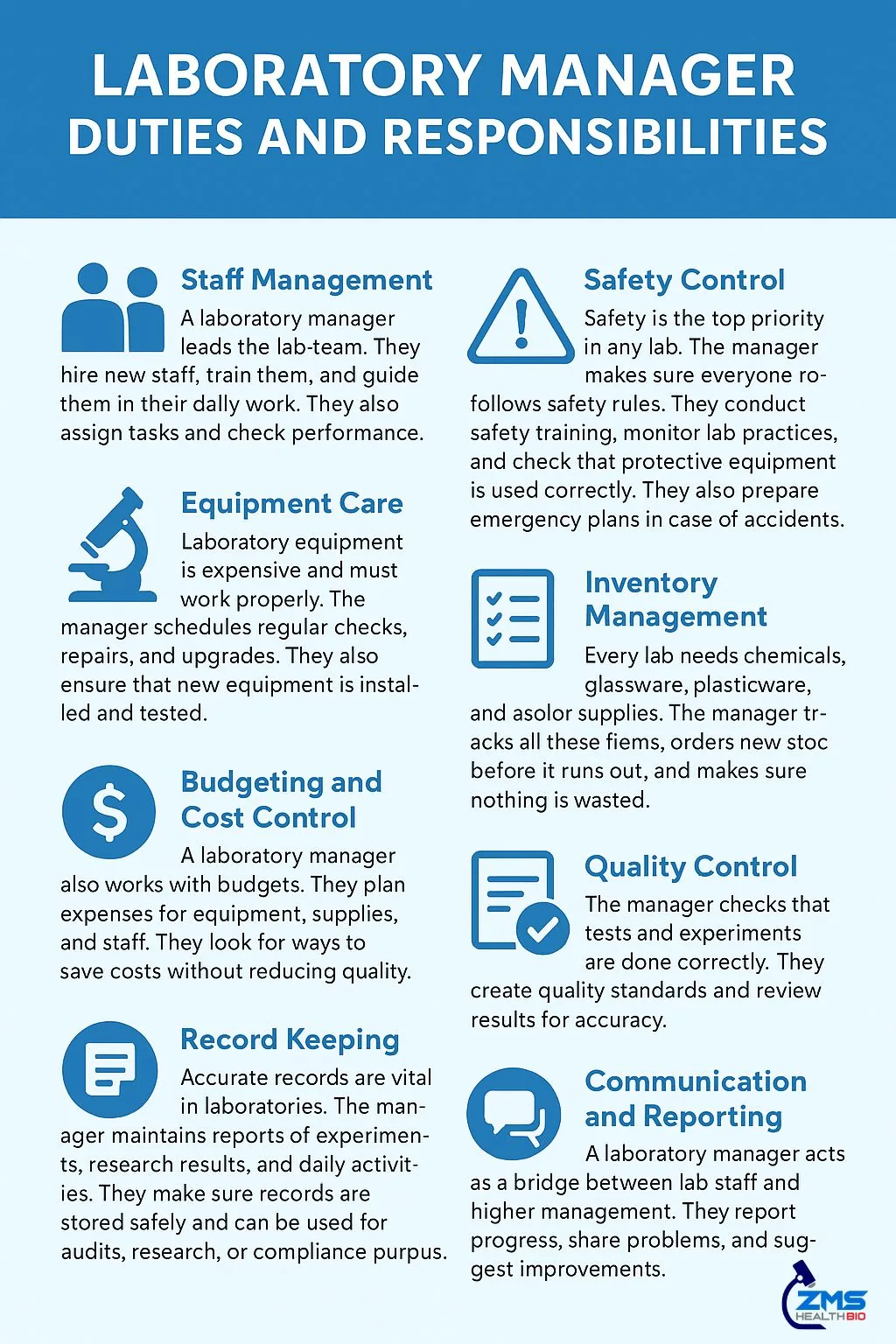 Laboratory manager reviewing facility operating budget and energy costs at a desk