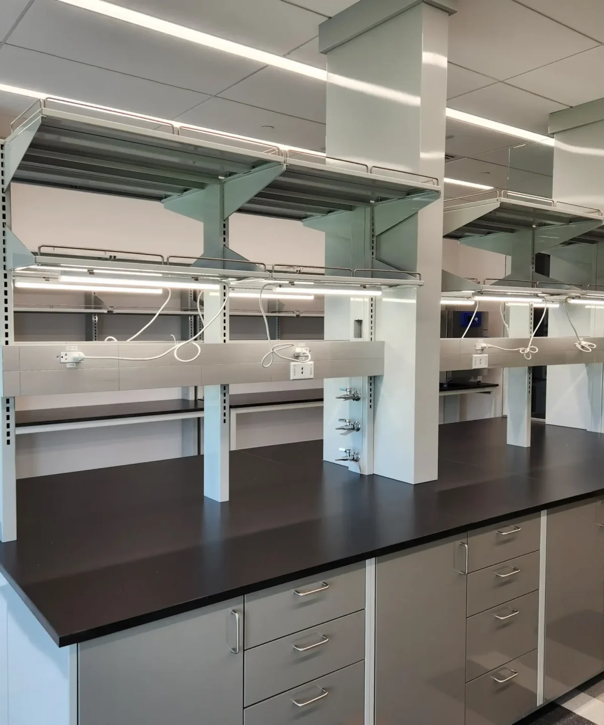 Laboratory Island Shelving | Laboratory Island | OnePointe Solutions