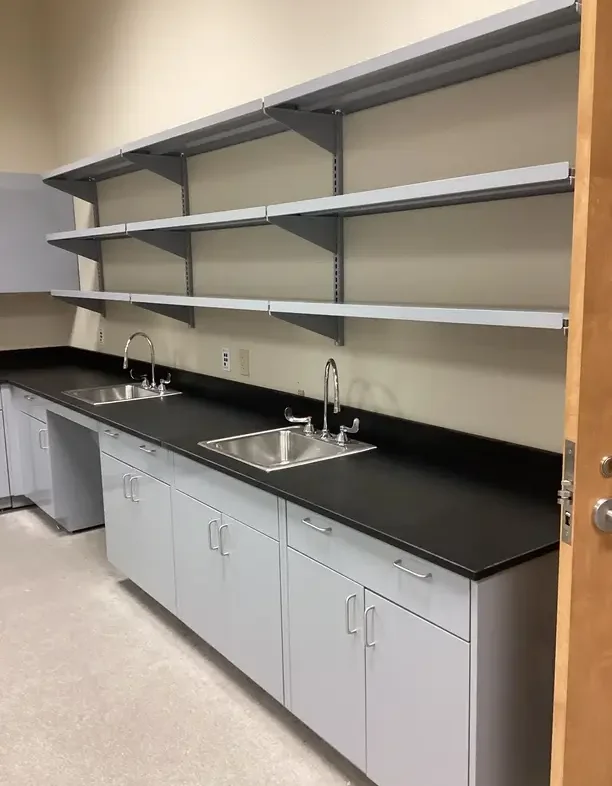 Powder Coated Lab Sink Cabinet |Laboratory Cabinets | OnePointe Solutions