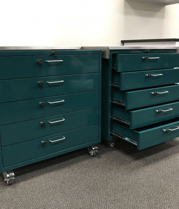 Custom Lab Cart - Storage